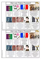 Vorschau - Arbeitsblätter - Pablo Picasso - Materialpaket - Seite 2
