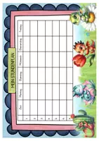 Vorschau - Mal- und Bastelvorlagen - Drachenklasse Klassentier Drache Stundenplan - Seite 3