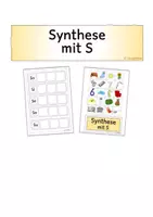 Vorschau - Fördermaterial/Inklusion - Klettmappe, Ansilbe S, Synthese, Förderung - Seite 1