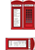 Προεπισκόπηση - Flashcards - bookmarks tenses- σελιδοδείκτες χρόνοι- Αγγλικά - Εξώφυλλο