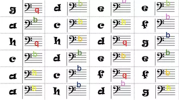 Vorschau - Spiele - Notendomino Bassschlüssel - Seite 3