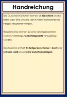 Vorschau - Anderer Materialtyp - Gutscheine für Muttertag / Vatertag (Elterngeschenke) - Seite 1