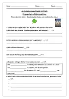 Vorschau - Test - Leistungsnachweis ISLAM für das Fach Religion *Fünf Säulen und Opferfest* - Deckblatt