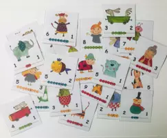 Vorschau - Mal- und Bastelvorlagen - Zahlenfreunde - BINGO und Legespiel - Seite 2