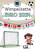 Vorschau - Präsentationen/Tafelbilder - Wimpelkette Europameisterschaft 2024 | kostenlos - Deckblatt