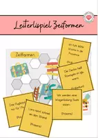 Vorschau - Spiele - Leiterlispiel zu den Zeitformen - Deckblatt