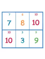 Vorschau - Mal- und Bastelvorlagen - Zahlenfreunde - BINGO und Legespiel - Seite 3
