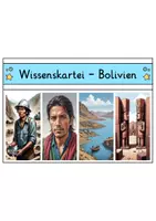 Vorschau - Stationenlernen - Wissenskartei - Bolivien - Seite 1