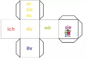 Vorschau - Spiele - Würfel mit Personalpronomen Freebie - Seite 1