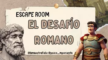 Vista previa - Juegos / Gamificación - Escape room- El Desafío Romano - Portada