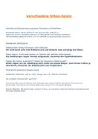 Vorschau - Spiele - Silbenspiele mit Bild-Wortkarten - mit Anleitung für 9 Silbenspiele zum Silbenklatschen bzw. Silbenschwingen - Seite 3
