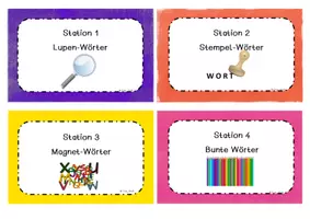 Vorschau - Stationenlernen - Lernwörter - Stationen / Lernwörtertraining - Seite 2