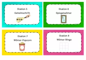 Vorschau - Stationenlernen - Lernwörter - Stationen / Lernwörtertraining - Seite 3