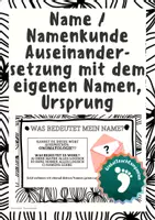Vorschau - Arbeitsblätter - Dein Name - Bedeutung und Herkunft - Deckblatt