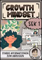 Vorschau - Poster - Growth Mindset Affirmationen - Deckblatt