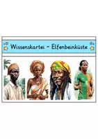 Vorschau - Stationenlernen - Wissenskartei - Elfenbeinküste - Seite 1