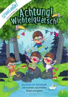 Vorschau - Mal- und Bastelvorlagen - Wichtel im Frühling - Geschichte mit Bastelvorlagen - Deckblatt