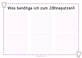 Vorschau - Anderer Materialtyp - Zähne - Zähneputzen (KLETT-Material - Seite 1