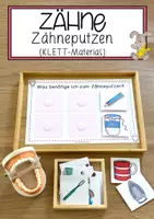 Vorschau - Anderer Materialtyp - Zähne - Zähneputzen (KLETT-Material - Deckblatt