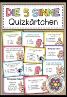 Vorschau - Spiele - DIE 5 SINNE - Quiz (Kärtchen) - Deckblatt