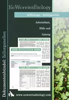 Vorschau - Arbeitsblätter - Zellen - Funktionen von Zellorganellen - Deckblatt