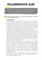 Vorschau - Arbeitsblätter - Rollenbiografie verfassen: Alún; Material zum Roman "Taras Augen" (K. Bendixen) - Seite 1