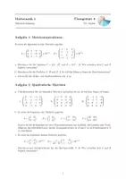 Vorschau - Arbeitsblätter - M-08 Matrizen Matrizenrechnung Matrizenoperationen - Seite 1
