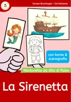 anteprima - Materiale per pittura e bricolage - La Sirenetta - Pupazzi dito - Marionetta - Favola - Pagina di copertina
