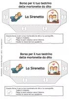 anteprima - Materiale per pittura e bricolage - La Sirenetta - Pupazzi dito - Marionetta - Favola - Pagina 3