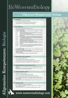 Vorschau - Merkblätter - Allgemeine Kompetenzen im Fach Biologie - Deckblatt