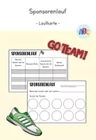 Vorschau - Anderer Materialtyp - Sponsorenlauf : Laufkarte - Deckblatt
