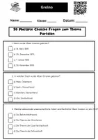 Vorschau - Arbeitsblätter - Multiple Choice Materialpaket: verschiedene Fächer - Seite 2