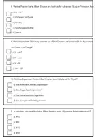 Vorschau - Arbeitsblätter - Albert Einstein Multiple-Choice Fragen + Lösung - Seite 3