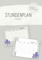 Vorschau - Anderer Materialtyp - Stundenplan für die Oktopusklasse (grau/beige) - Deckblatt