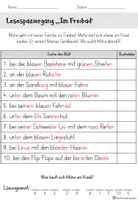 Vorschau - Arbeitsblätter - Lesespaziergang Sommer - Im Freibad - Seite 3