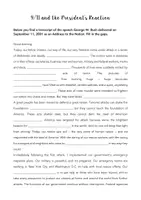 Vorschau - Arbeitsblätter - Listening Comprehension: Address to the Nation (9/11) - Seite 2