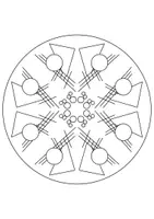 Vorschau - Mal- und Bastelvorlagen - Mandala nach Wassily Kandinsky - Seite 3