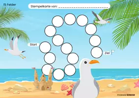 Vorschau - Anderer Materialtyp - Stempelkarten: Klassentier Möwe (Verstärkungs-/Belohnungssystem/Token) - Seite 3