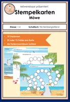 Vorschau - Anderer Materialtyp - Stempelkarten: Klassentier Möwe (Verstärkungs-/Belohnungssystem/Token) - Deckblatt