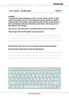 Vorschau - Arbeitsblätter - Zehnfingersystem - Arbeitsblätter mit Lösungen - Seite 2
