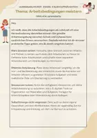 Vorschau - Anderer Materialtyp - Arbeitsbedingungen meistern (Tipps für Lehrkräfte) - Deckblatt