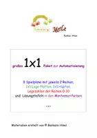 Vorschau - Spiele - großes 1x1 Paket zur Automatisierung - Deckblatt