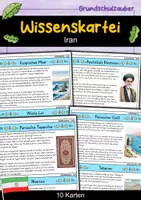 Vorschau - Stationenlernen - Wissenskartei - Iran - Deckblatt