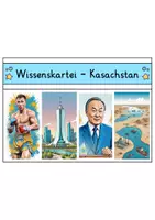 Vorschau - Stationenlernen - Wissenskartei - Kasachstan - Seite 1