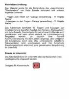 Vorschau - Arbeitsblätter - Fragen und Aussagen zu Kapitel 11 "Wapitis Rache" am Beispiel der Lektüre "Woodwalkers - Carags Verwandlung" - Seite 1