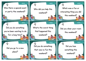 Vorschau - Spiele - Stop and Swap: My Weekend - Simple Past (Speaking Activity) - Seite 2