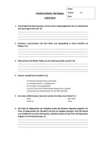 Vorschau - Arbeitsblätter - Lektüretest zu „Die Räuber“ (Friedrich Schiller) - anspruchsvoll, offene Fragen - Deckblatt
