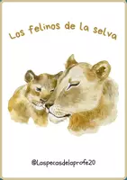 Vista previa - Unidades / Secuencias / Situaciones de Aprendizaje - Los felinos de la selva - Portada