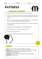 Vorschau - Arbeitsblätter - Eustress/Distress Arbeitsblätter mit Aufgaben - Seite 3
