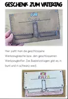 Vorschau - Mal- und Bastelvorlagen - Vatertag - Geschenk für besondere Anlässe - Werkzeugkoffer - Seite 2